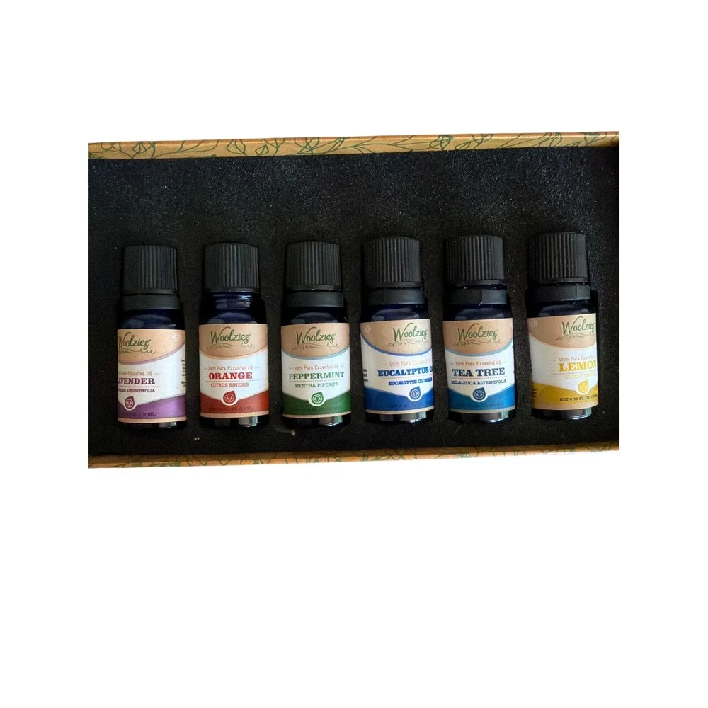 Woolzies Essential Oil Set Multi 6-Pack 100% Pure Therapeutic Grade 10ml Bottles